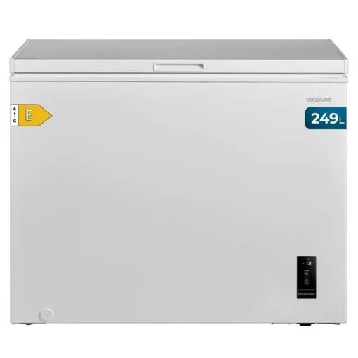 Congelador Cecotec Bolero CoolMarket Chest 249P 85cm 249L Clase E Blanco