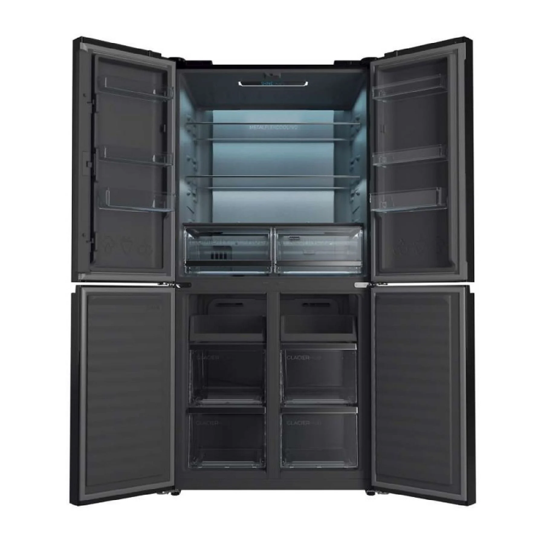 Frigorífico Americano Cecotec Bolero CoolMarket 4D 503 177.5cm 503L Clase D Negro - Imagen 3