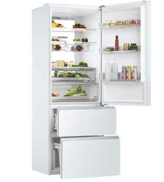Frigorífico Combi Haier HTW7720DNGW 200cm 483L Clase D Blanco - Imagen 4