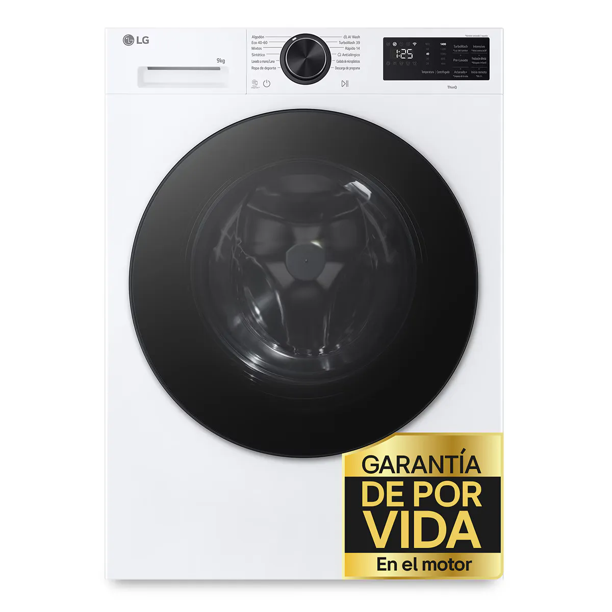 Lavadora LG F4WR6013AGW 13Kg Clase A Blanco