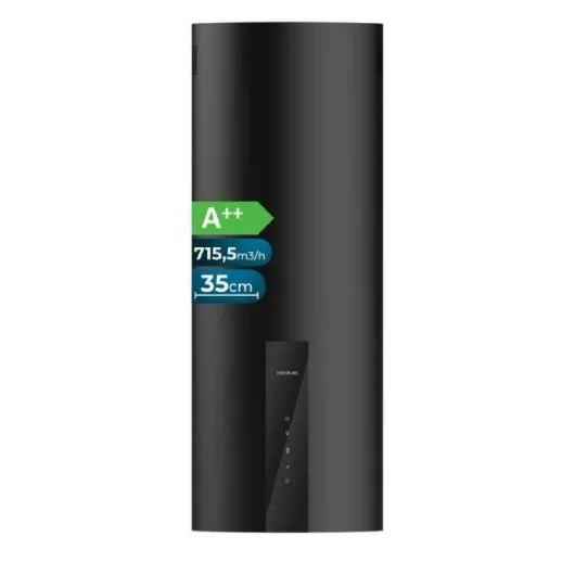 Campana Cecotec Bolero Flux DRT 358000 Black Clase A++ 35cm Negro