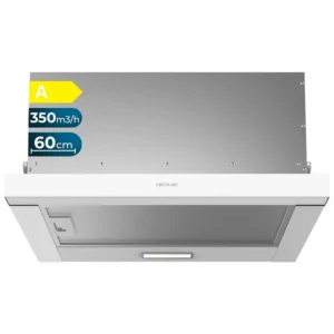 Campana Cecotec Bolero Flux TLM 603500 White Clase A 60cm Blanco
