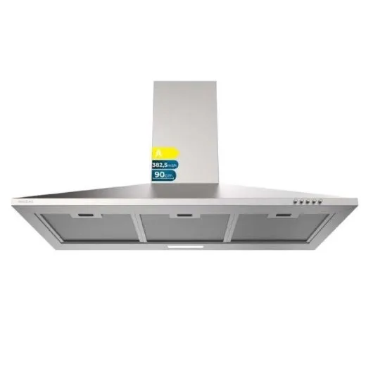 Campana Cecotec Bolero Flux PM 904000 Inox Clase A 90cm