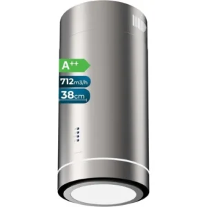 Campana Extractora Cecotec Bolero Flux IRE 388000 Inox Clase A++ 38cm