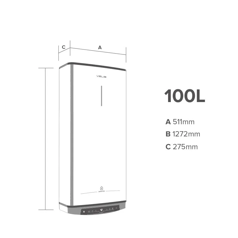Termo Eléctrico Ariston Velis Pro 100L Blanco - Imagen 2
