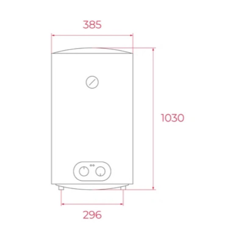 Termo Eléctrico Teka EWH 80 DHH 80L Blanco - Imagen 2