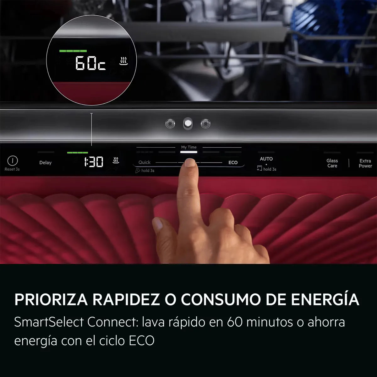 Lavavajillas Integrable AEG GI6200B2SC 14 Cubiertos 60cm Clase B Inox - Imagen 3