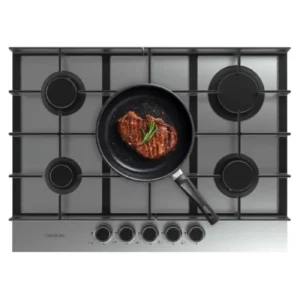Placa de Gas Cecotec Bolero Squad G 5400F 5 Zonas 68.5cm Inox