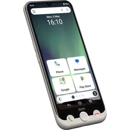 Smartphone Doro Aurora A30 4G 6GB 128GB 6.1" Blanco - Imagen 2