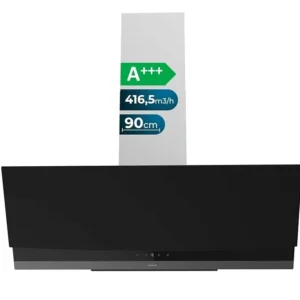 Campana Cecotec Bolero Flux DT 904400 Matt Black Clase A+++ 90cm Negro