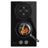 Placa de Gas Cecotec Bolero Squad GN 2200S Glass Black 2 Zonas 29cm 5.25kW Negro