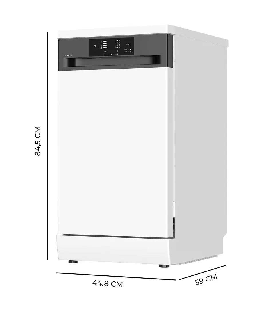 Lavavajillas Cecotec Bolero Aguazero 4350 Clase D 9 Cubiertos Blanco - Imagen 2