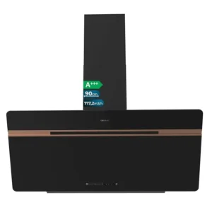 Campana Cecotec Bolero Flux DT 907500 Matt Black Clase A+++ 90cm Negro
