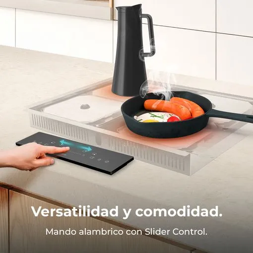 Placa de Inducción Cecotec Bolero Squad I 4300 Invisibile FullFlex 4 Zonas 59cm 7.2kW - Imagen 4