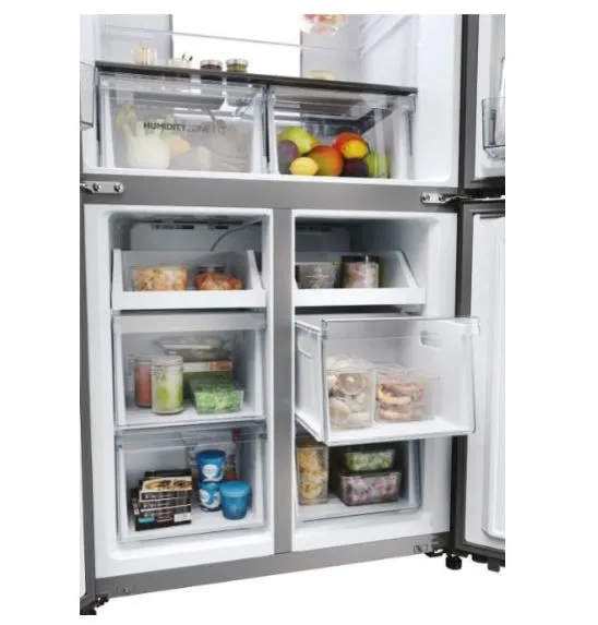 Frigorífico Americano Haier HCR7818DNMM 181.5cm 467L Clase D Inox - Imagen 4
