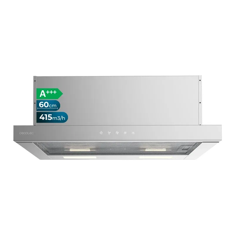 Campana Cecotec Bolero Flux TLT 604000 Inox Clase A+++ 60cm