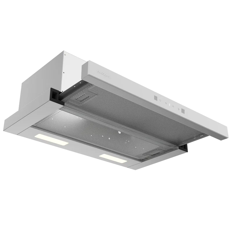 Campana Cecotec Bolero Flux TLT 704400 Glass White Clase A+++ 70cm Blanco - Imagen 2