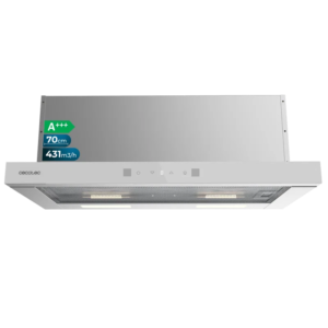 Campana Cecotec Bolero Flux TLT 704400 Glass White Clase A+++ 70cm Blanco