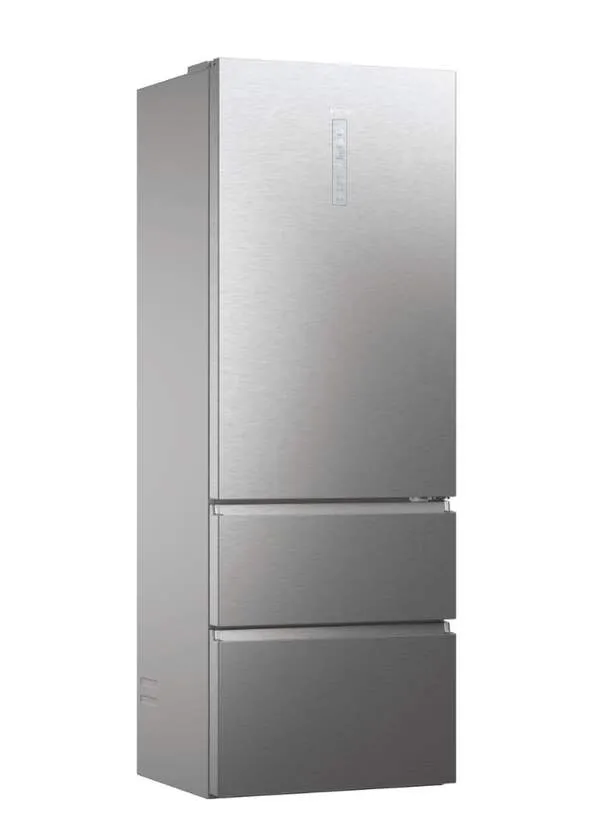 Frigorífico Combi Haier HTW7720ENMP 200cm 483L Clase E Inox - Imagen 3