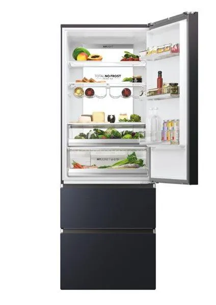 Frigorífico Combi Haier HTW7720ENMB 200.6cm 483L Clase E Grafito - Imagen 2