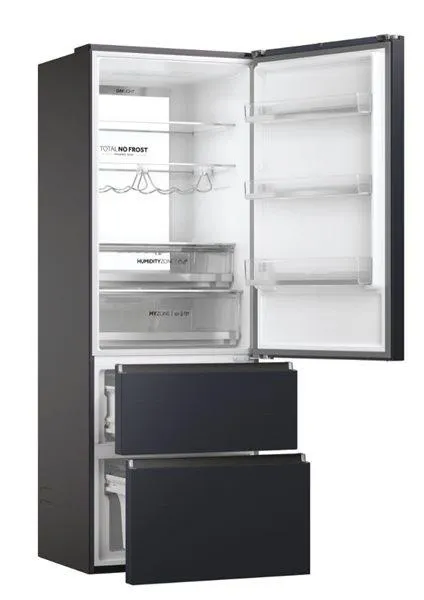 Frigorífico Combi Haier HTW7720ENMB 200.6cm 483L Clase E Grafito - Imagen 4