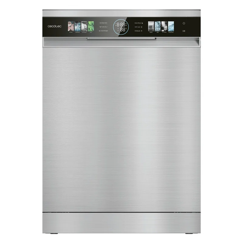 Lavavajillas Cecotec Bolero Aguazero 6620 Inox Clase C 15 Cubiertos Inox - Imagen 3