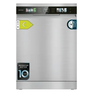 Lavavajillas Cecotec Bolero Aguazero 6620 Inox Clase C 15 Cubiertos Inox