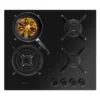 Placa de Gas Cecotec Bolero Squad G 4400S Nano Glass 4 Zona 58.3cm Negro 8kW