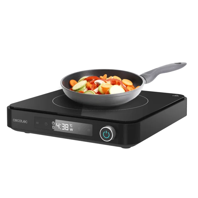 Placa de Inducción Cecotec Full Magma Grill 2000W Negro - Imagen 2