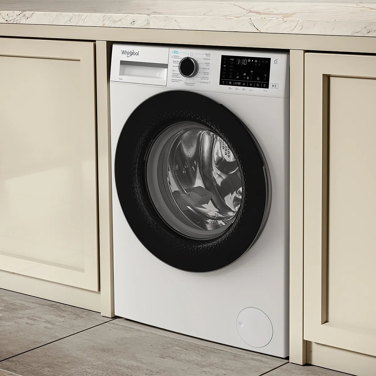 Lavadora Whirpool WAM 07WB SPT 10Kg Clase A Blanco - Imagen 3
