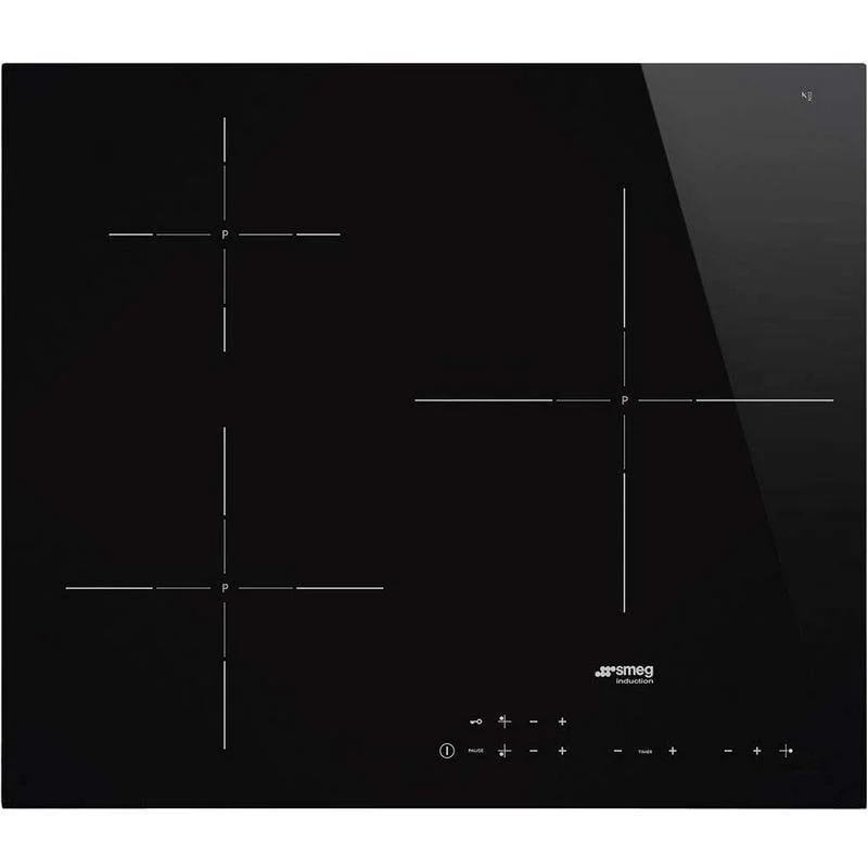 Placa de Inducción Smeg SI5632D 3 Zonas 60cm Negro 7.2kW