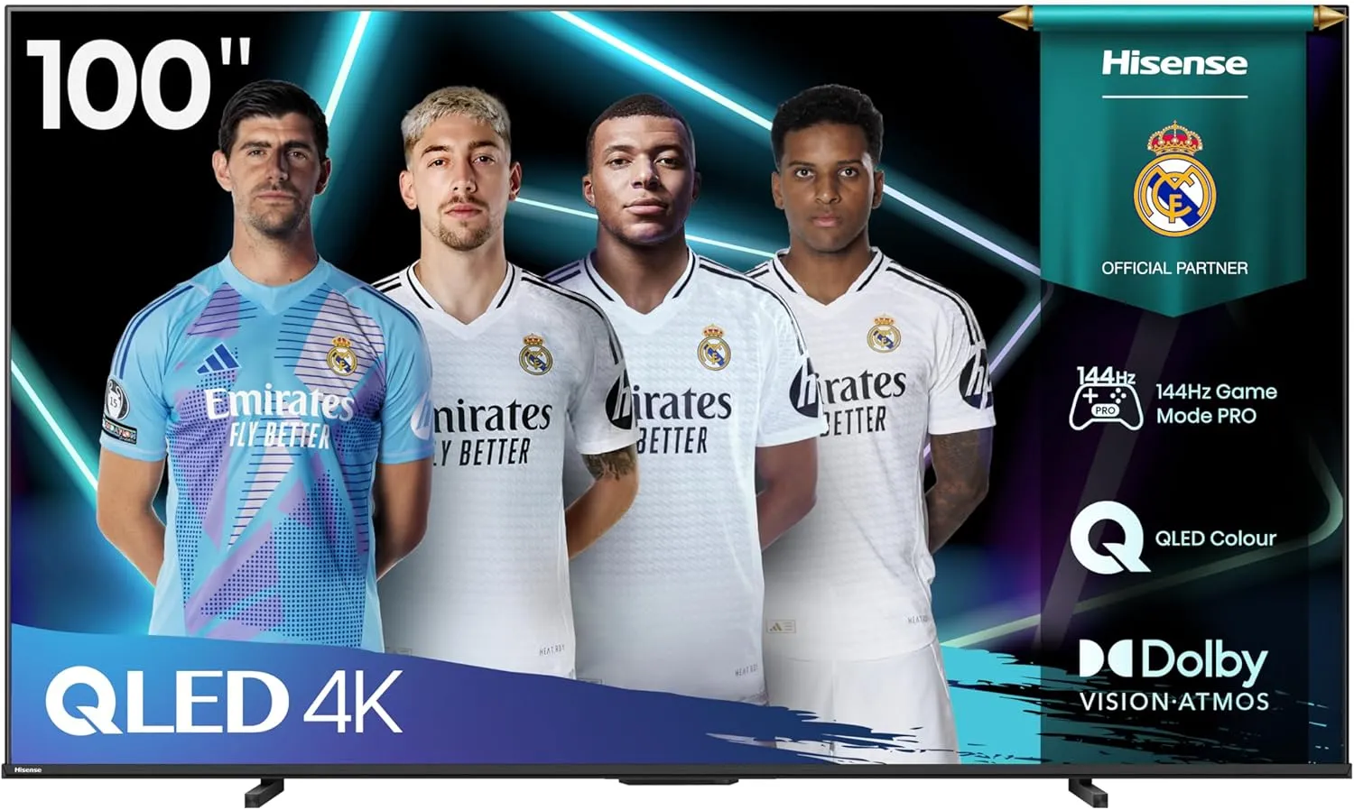 TV 100'' Hisense 100E7Q Pro 4K 222cm Clase E - Imagen 2