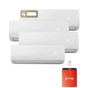 Aire Acondicionado Split EVVO CLIMA Multi 4x1 WiFi 9.500 Frigorías Clase A++
