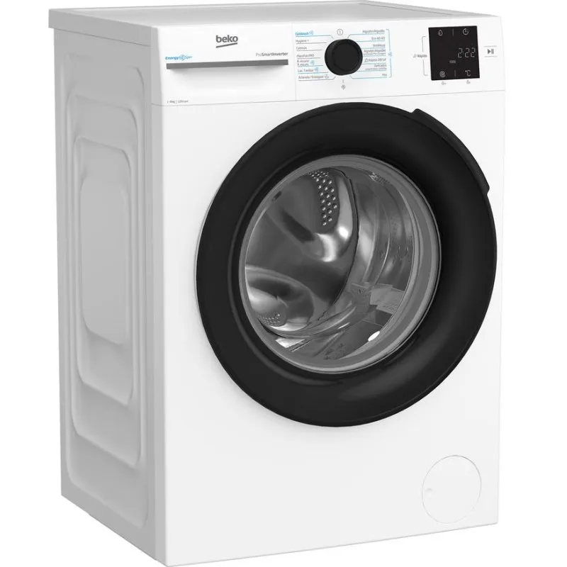 Lavadora Beko BM3WFT3821WB 8Kg Clase A Blanco - Imagen 2