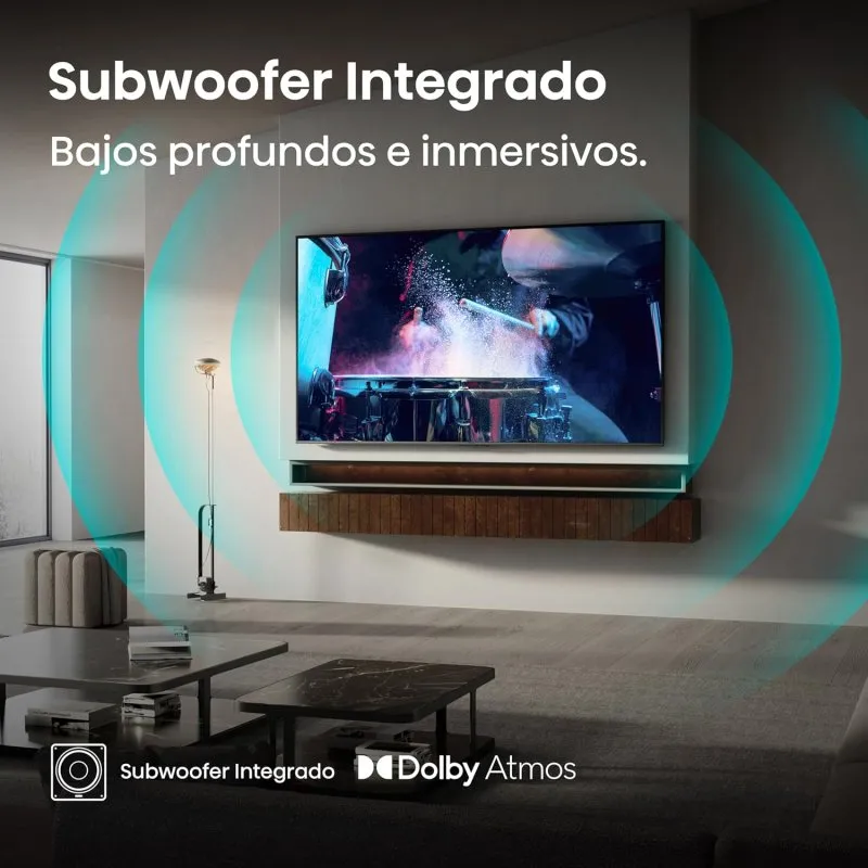 TV 100'' Hisense 100E7Q Pro 4K 222cm Clase E - Imagen 5