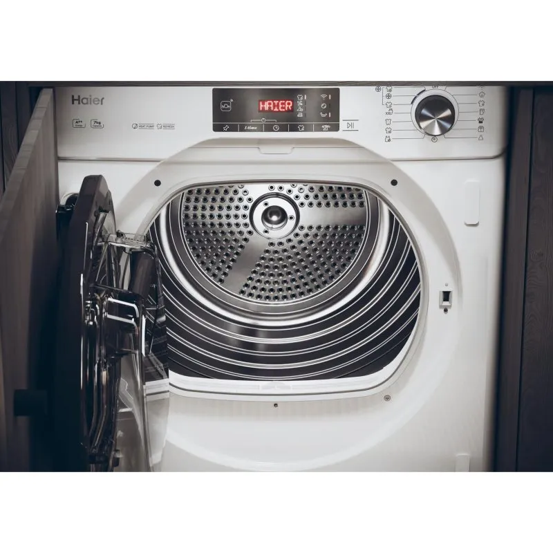 Secadora Haier HDBI H7A2TBEX-S 7kg Clase E Blanco - Imagen 3