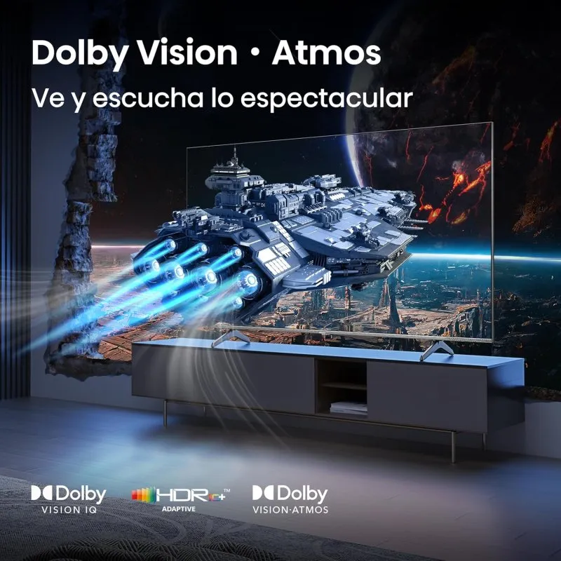 TV 100'' Hisense 100E7Q Pro 4K 222cm Clase E - Imagen 8
