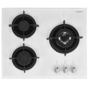 Placa de Gas Corberó CPCGY2313W 3 Zonas 60cm Blanco